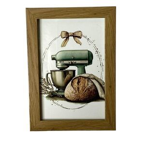 Framed Art Sourdough/Mixer Kitchen Decor